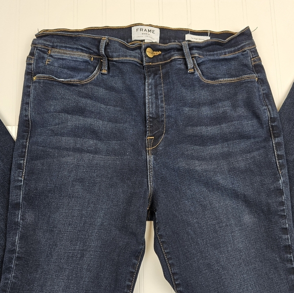 Frame Le High Skinny dark wash jeans - Picture 4 of 11